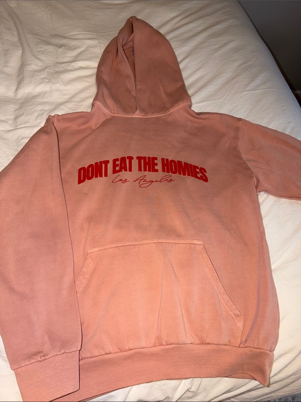 Don't Eat The Homies Pink/Coral Hoodie